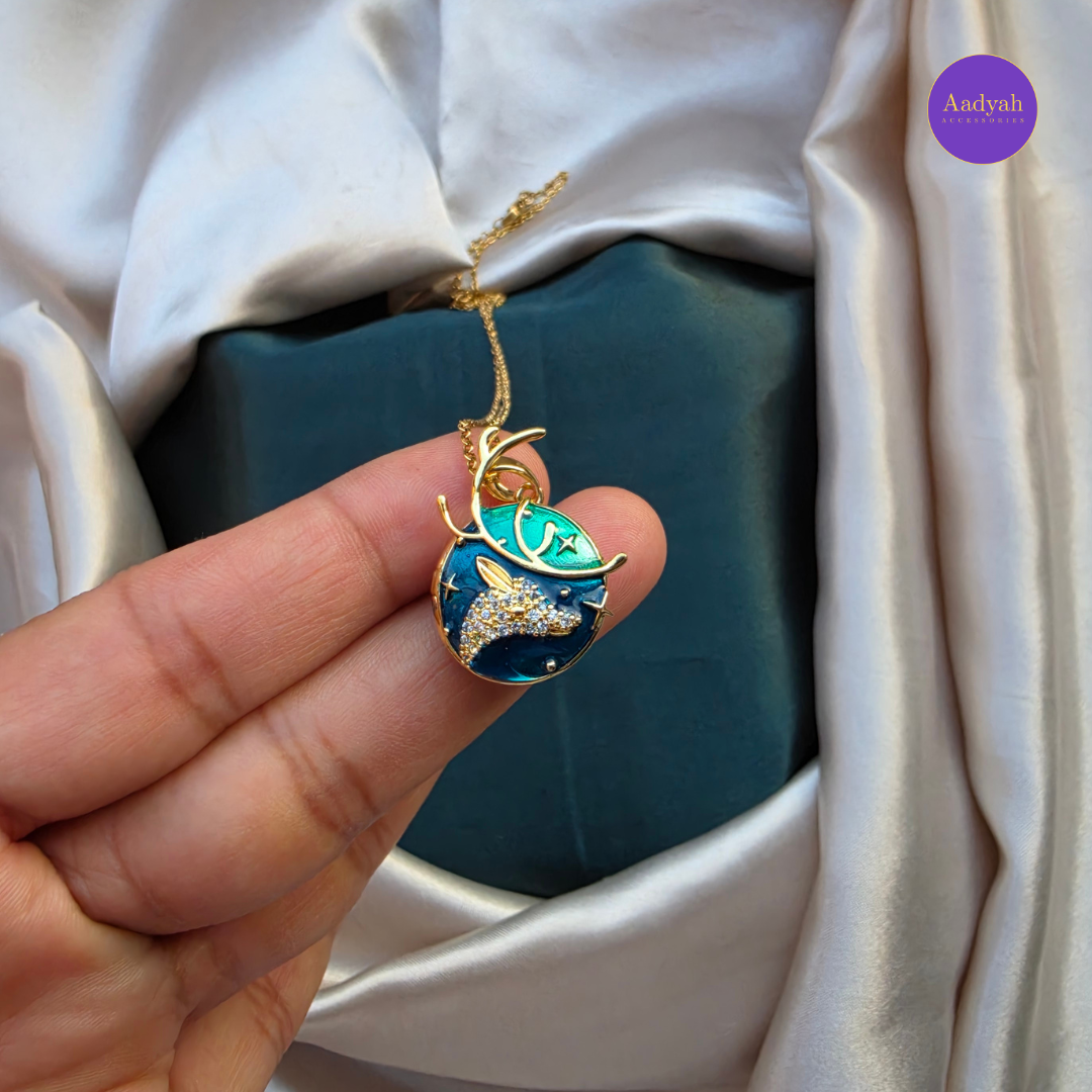 Rain-Deer Storage Anti-Tarnish pendant Chain - Gold