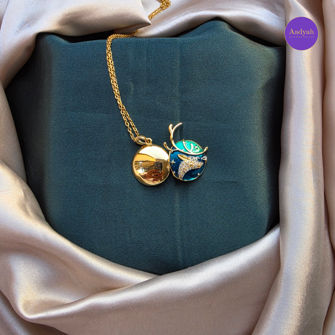 Rain-Deer Storage Anti-Tarnish pendant Chain - Gold