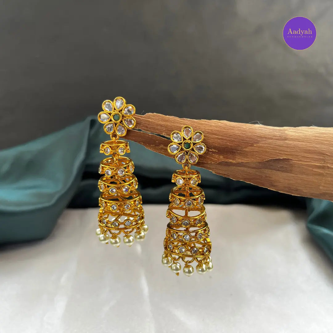 Sprial Jhumkas - Multi