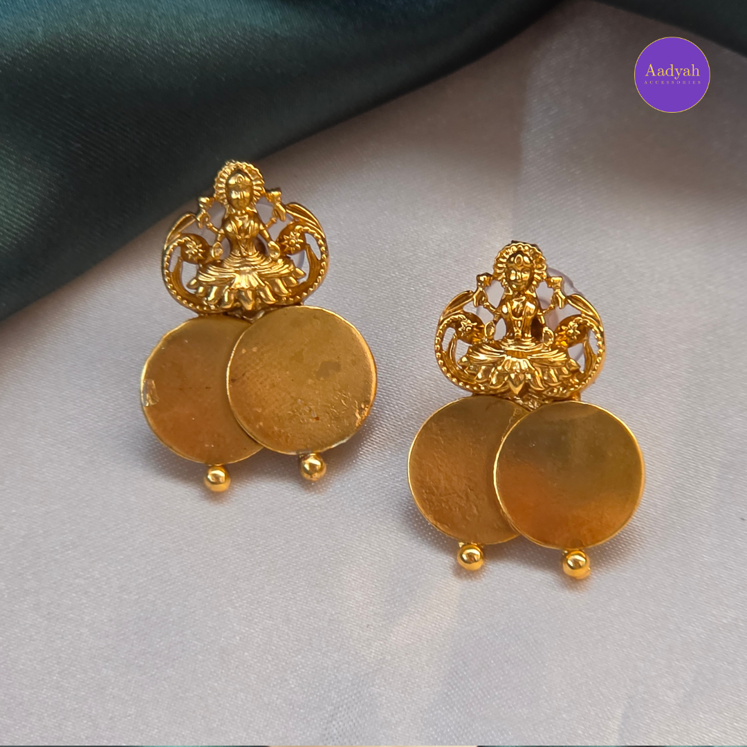 Temple Kasu Necklace Set- Matt