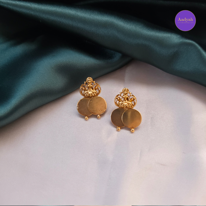 Temple Kasu Necklace Set- Matt