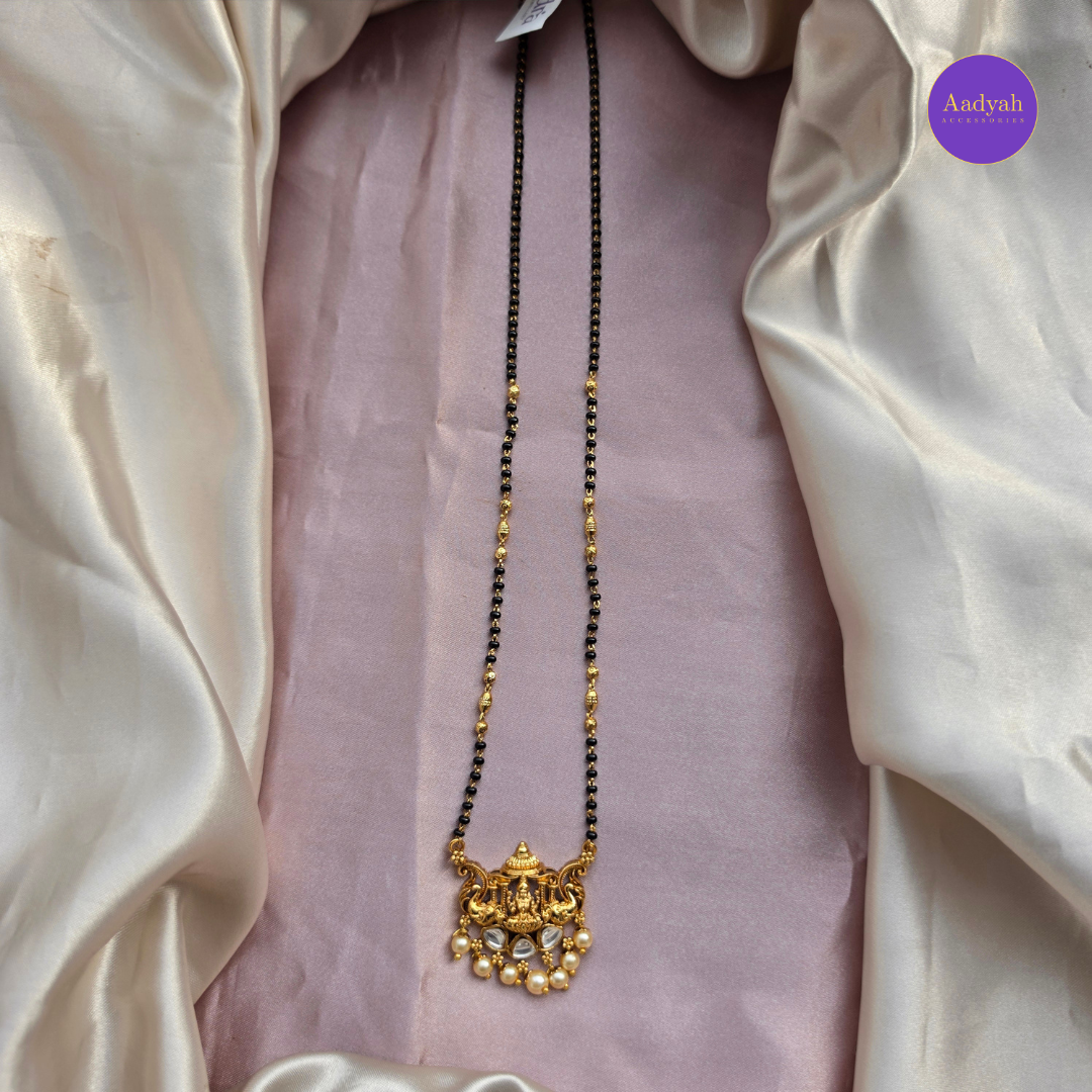 Temple Mangalsutra - White