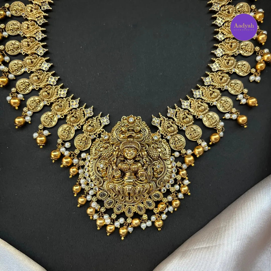 Temple Necklace Set - Gold