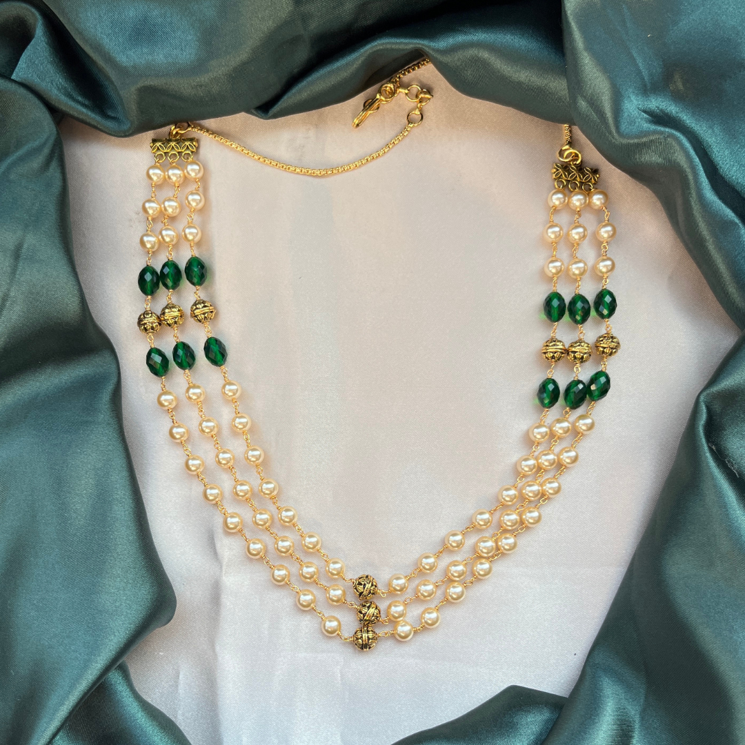 Three Layer Beaded Haram