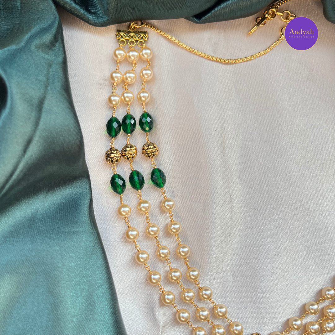 Three Layer Beaded Haram