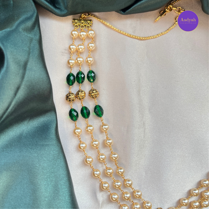 Three Layer Beaded Haram