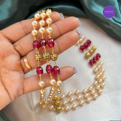 Three Layer Beaded Haram