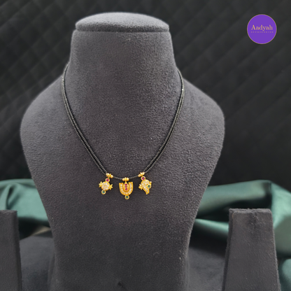 Venkateshwara Swamy Motif - Mangalsutra - Multi