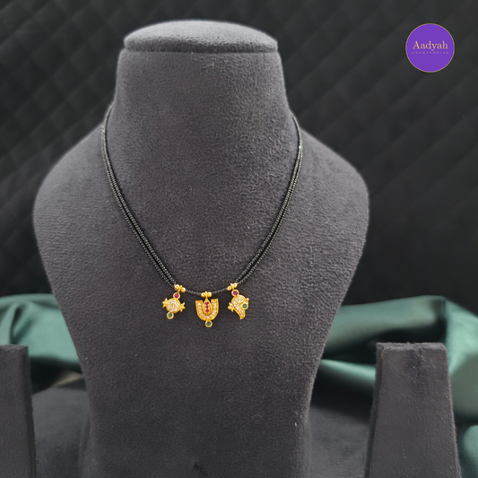 Venkateshwara Swamy Motif - Mangalsutra - Multi