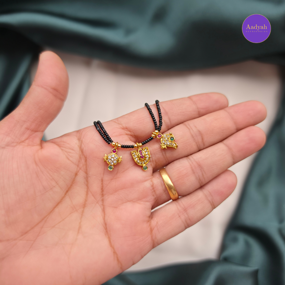 Venkateshwara Swamy Motif - Mangalsutra - Multi