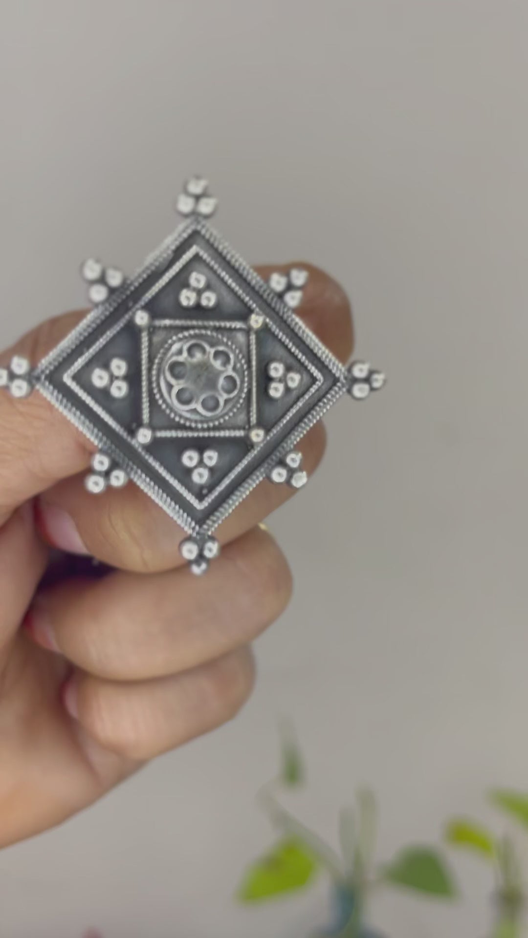 Silver Look Studs, Silver Replica, Square Studs