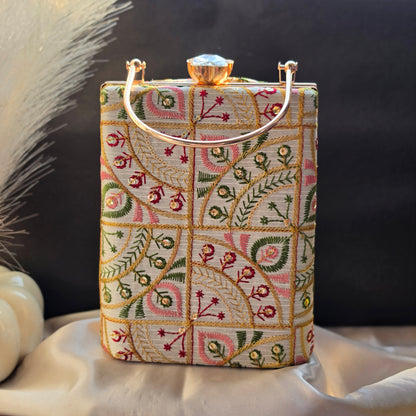 Designer Rectangle Box Clutch