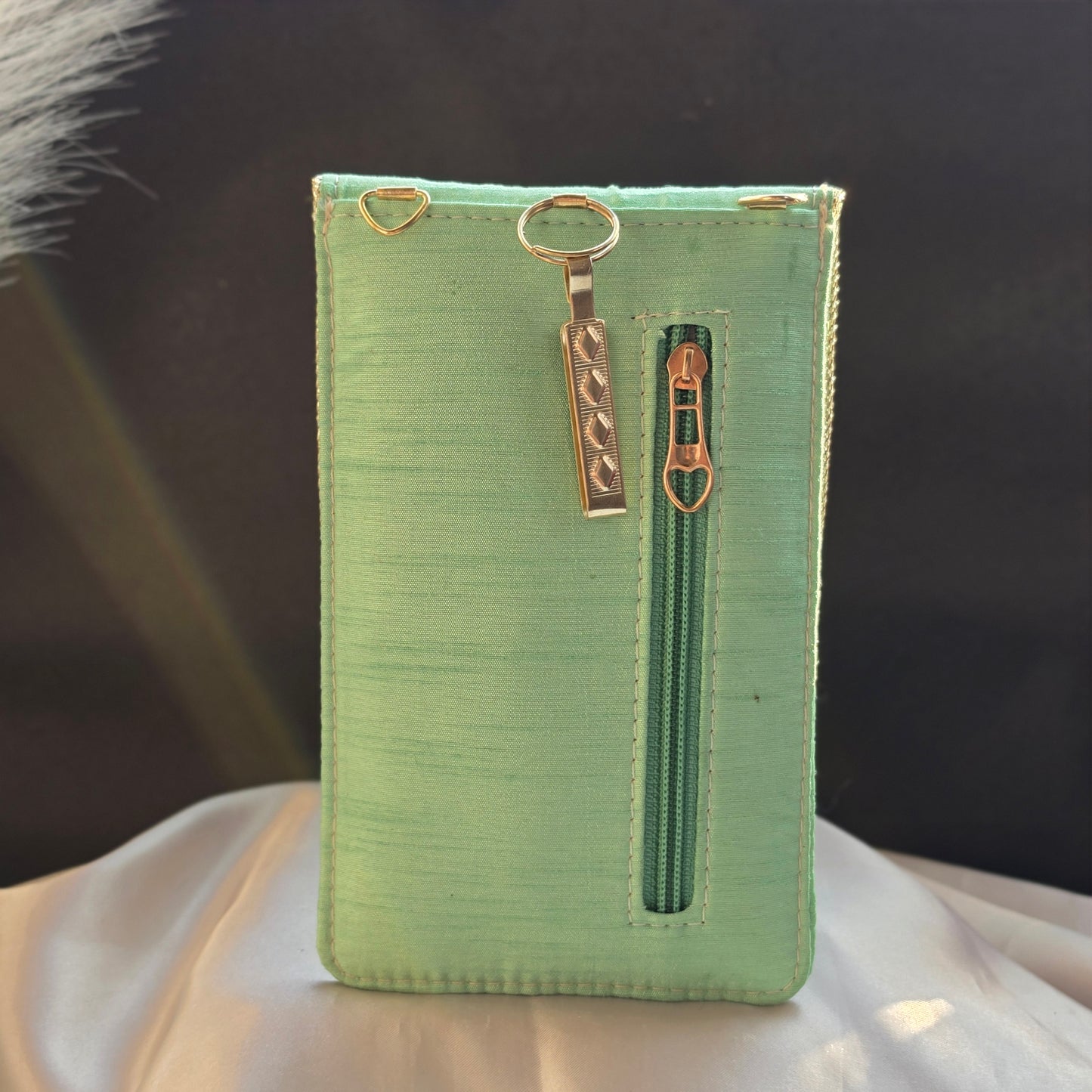 Mobile Pouch - Hand Embroidery