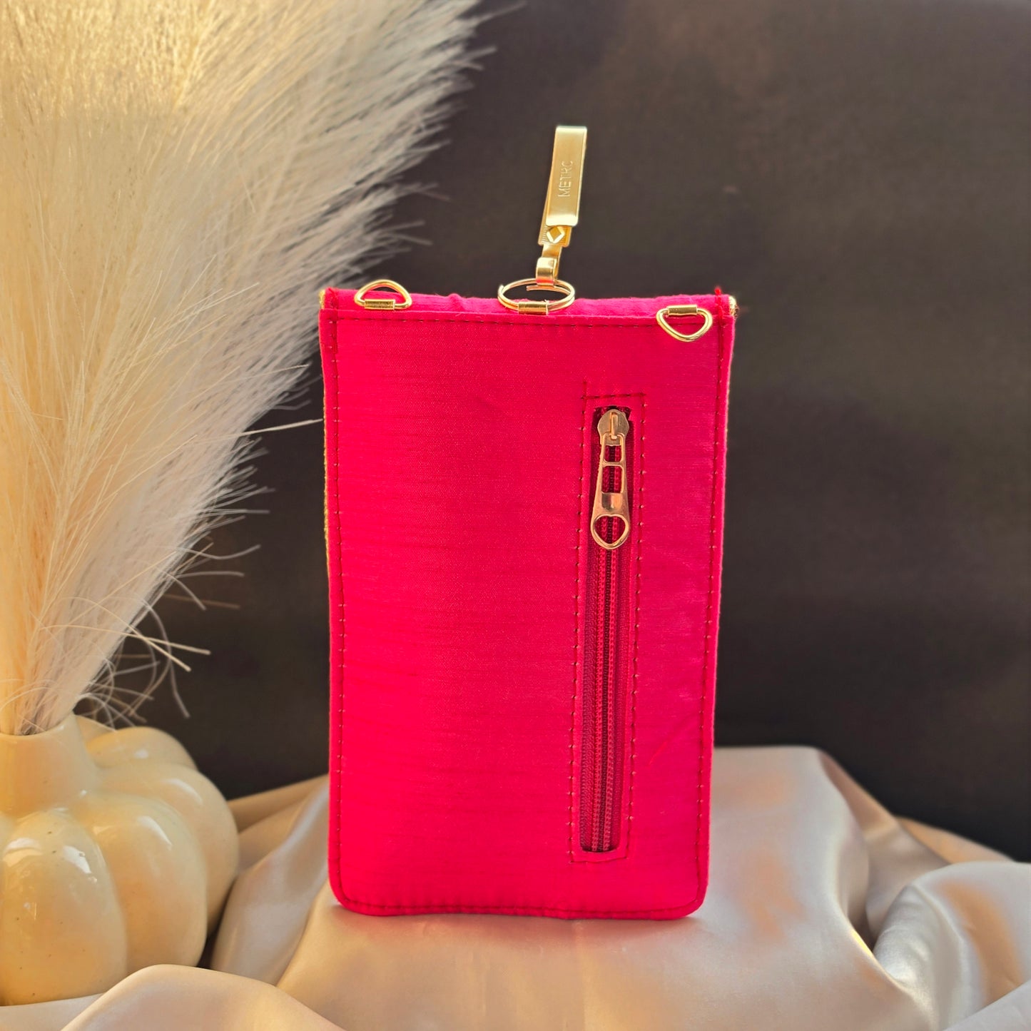 Mobile Pouch - Hand Embroidery