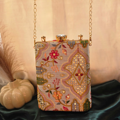 Designer Rectangle Box Clutch