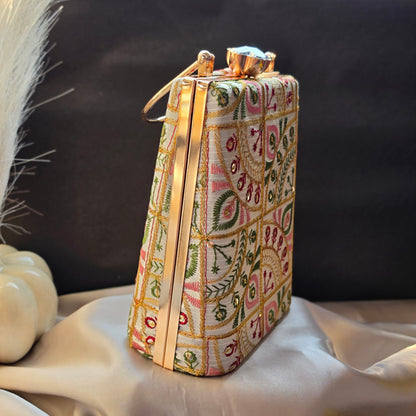 Designer Rectangle Box Clutch