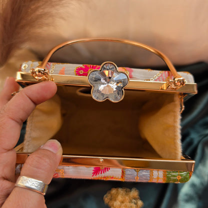 Designer Rectangle Box Clutch