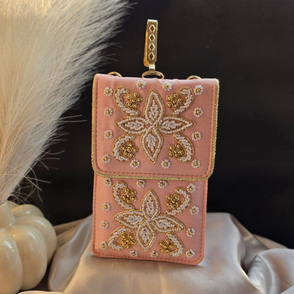 Mobile Pouch - Hand Embroidery