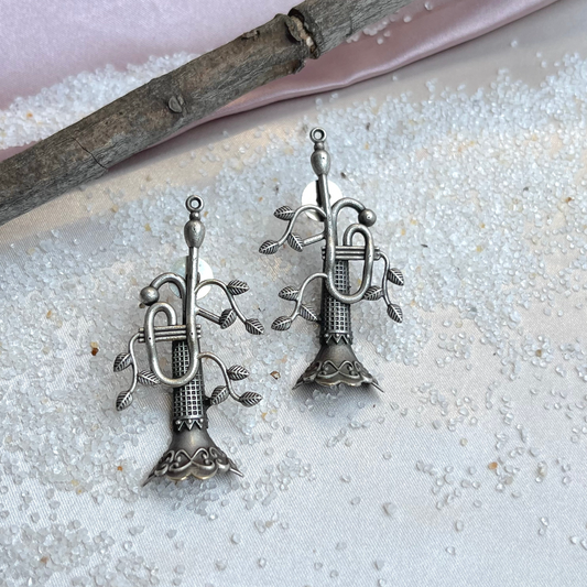 Long Trumpet Earrings