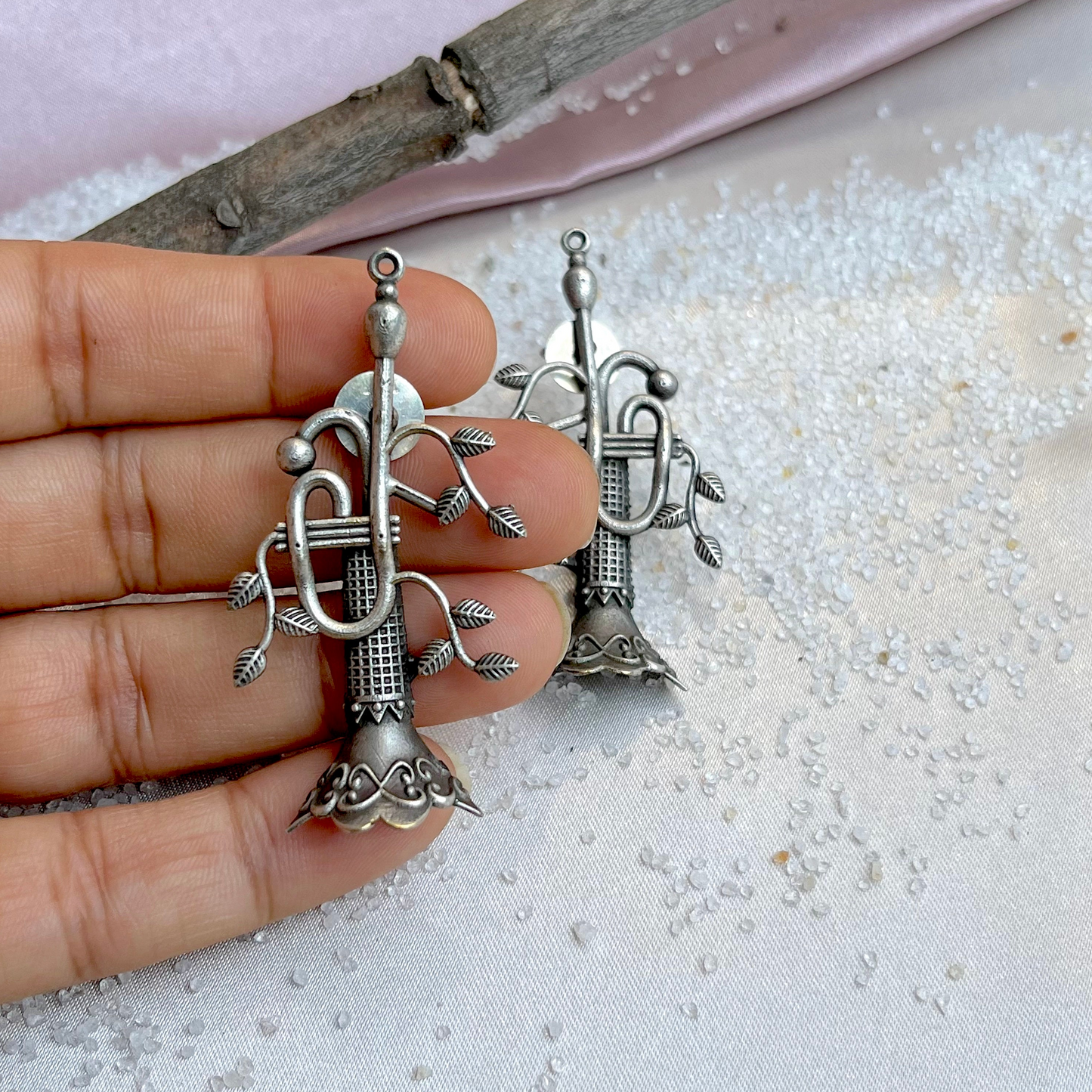 Long Trumpet Earrings