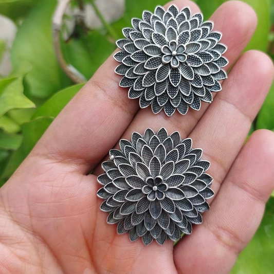 Statement Silver Earrings
